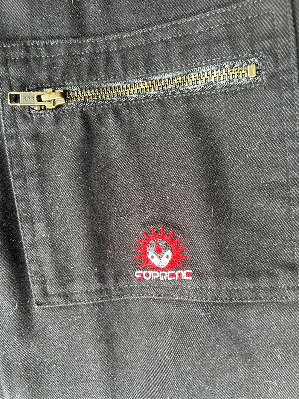Supreme Black Zip-Front Shirt Jacket - Picture 3 of 4